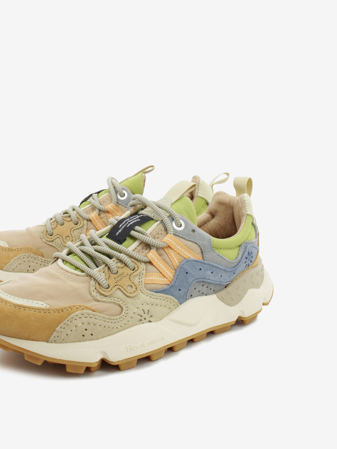 Yamano 3 suede e nylon gold heart / ginger / beige