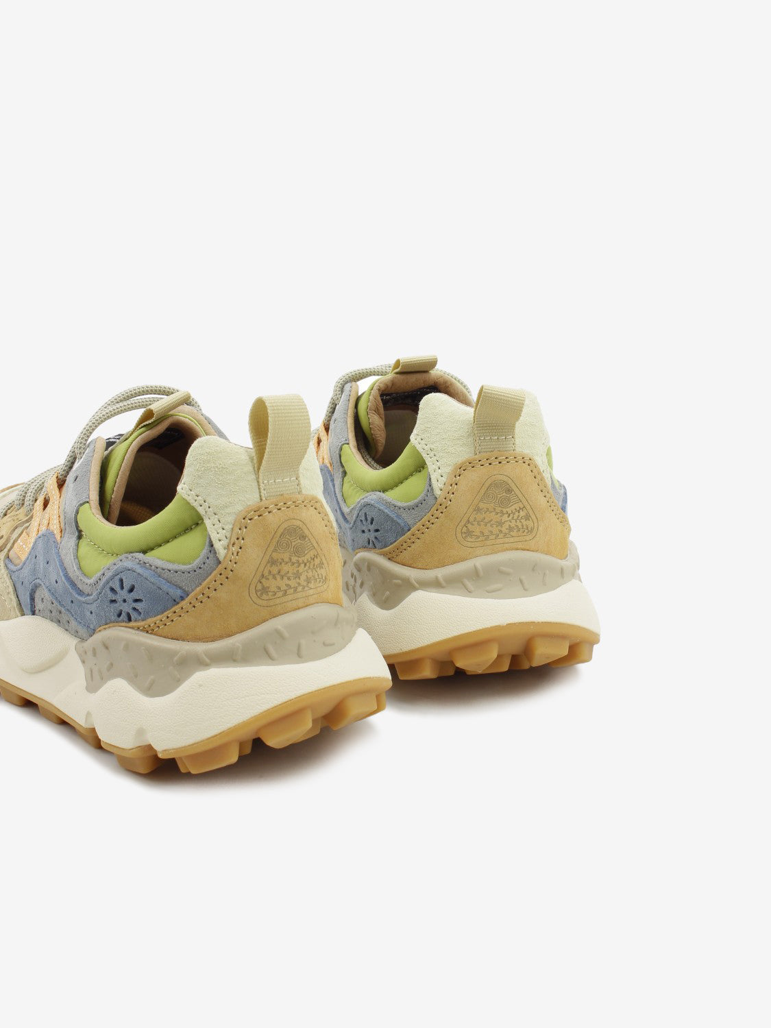 Yamano 3 suede e nylon gold heart / ginger / beige