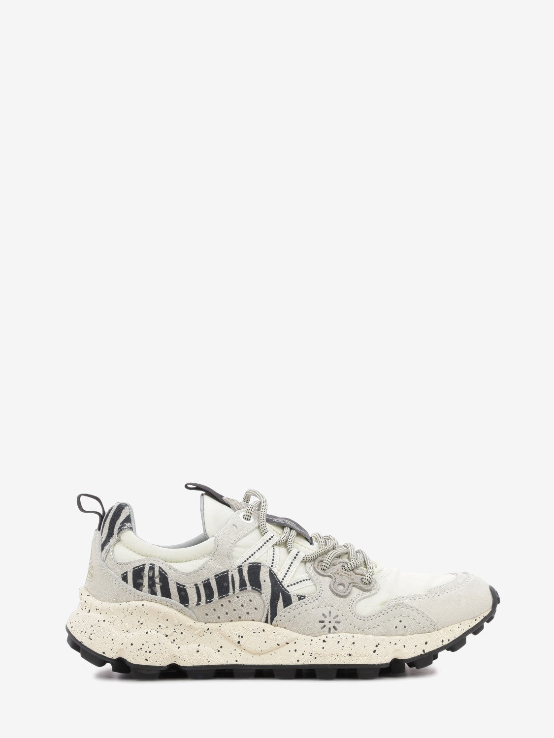 Yamano 3 suede e nylon off white / black