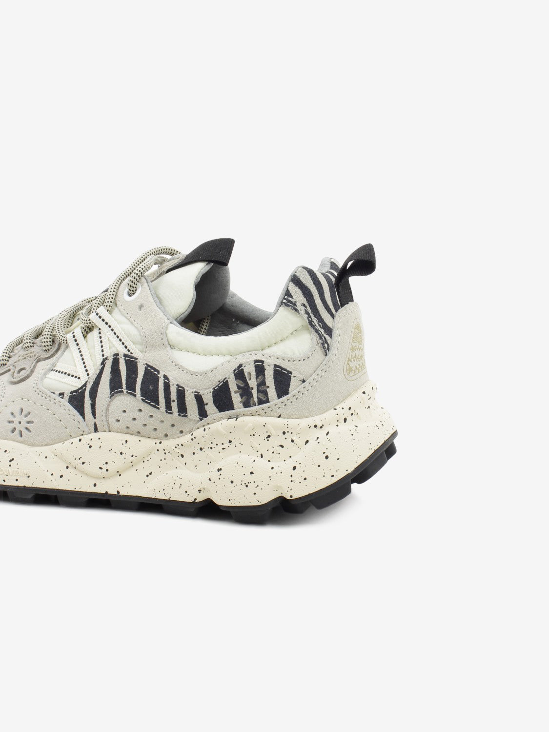 Yamano 3 suede e nylon off white / black