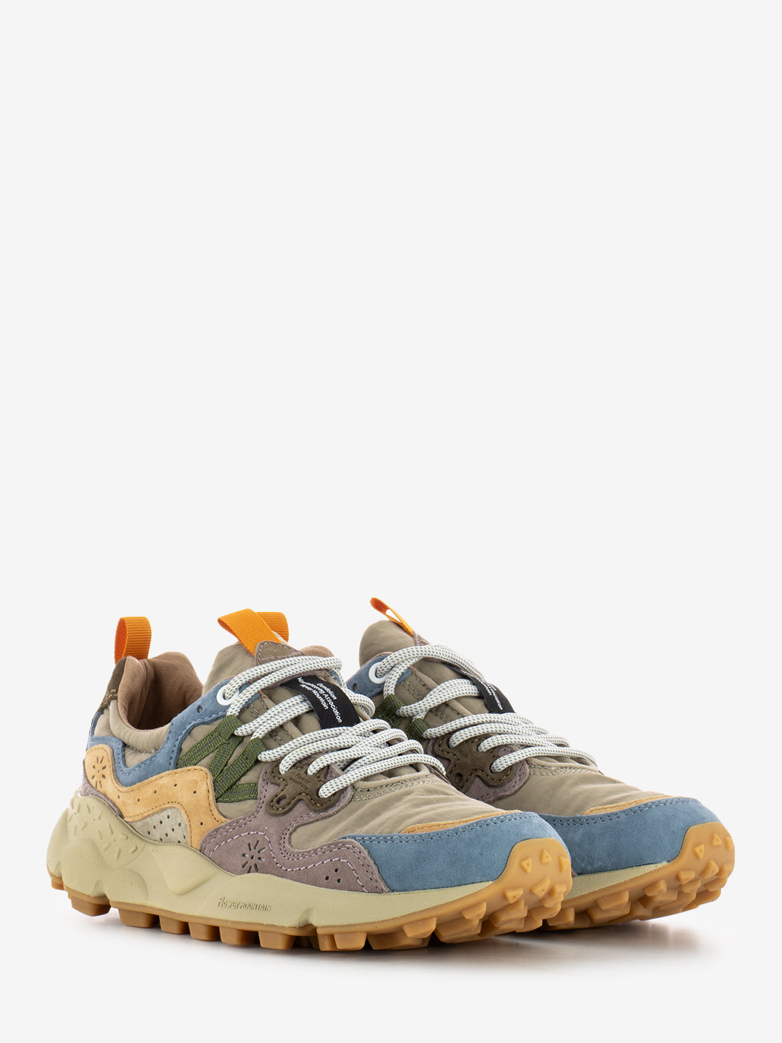 Yamano 3 suede e nylon petrolio