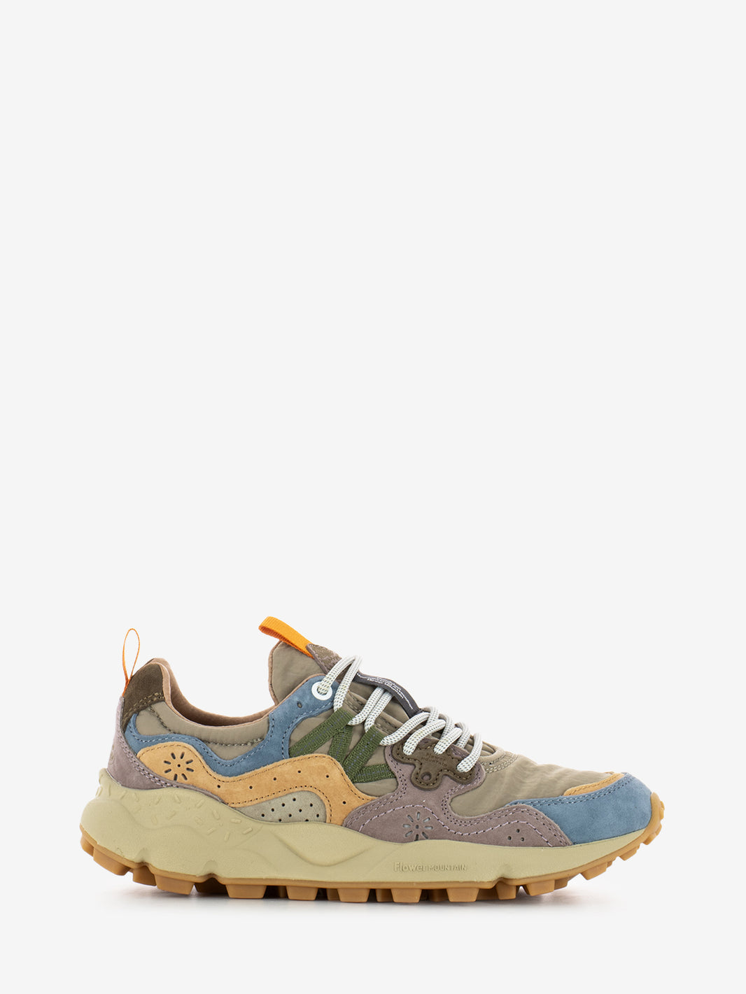 Yamano 3 suede e nylon petrolio