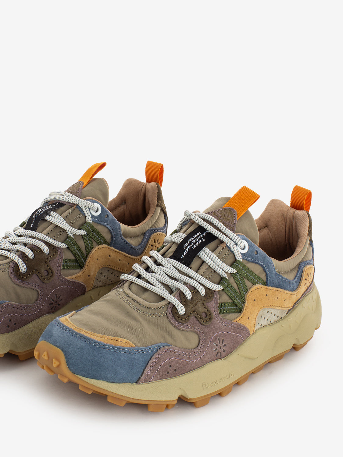 Yamano 3 suede e nylon petrolio