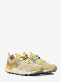 Yamano 3 suede / nylon pale yellow / light beige / off-white