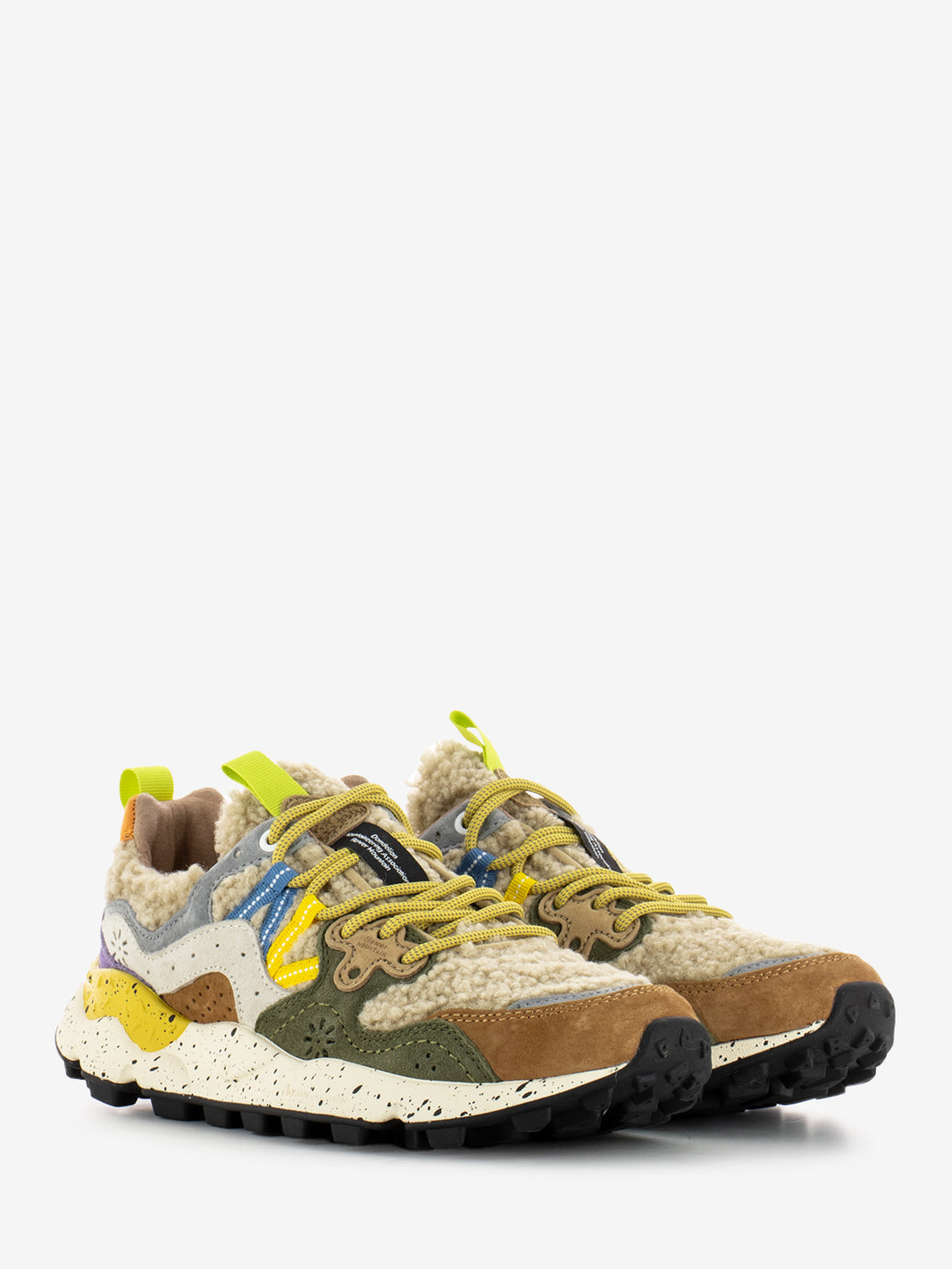 Yamano 3 suede / teddy multicolor