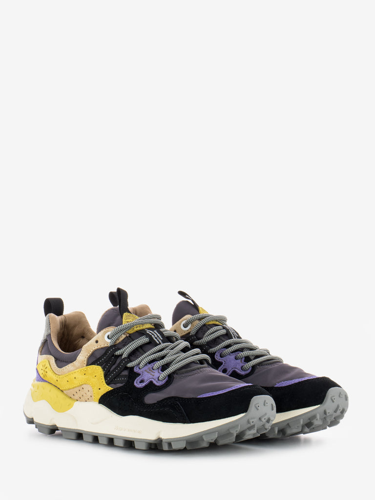 FLOWER MOUNTAIN - Yamano 3 Uni Suede Nylon grey / violet