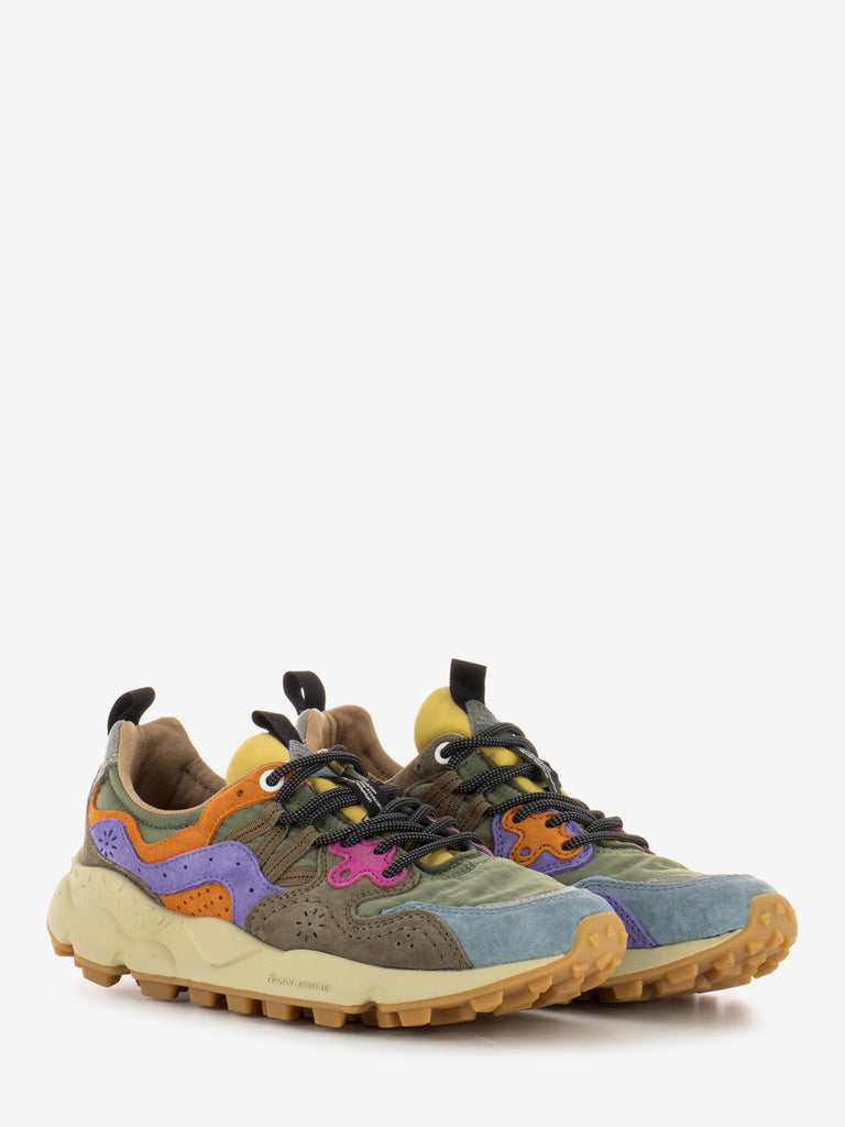 FLOWER MOUNTAIN - Yamano 3 Uni Suede Nylon kaki