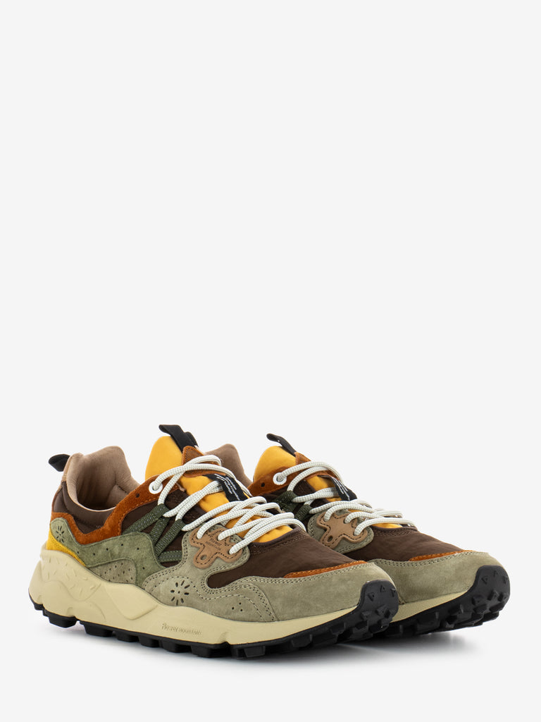 FLOWER MOUNTAIN - Yamano 3 Uni suede nylon  taupe / brown