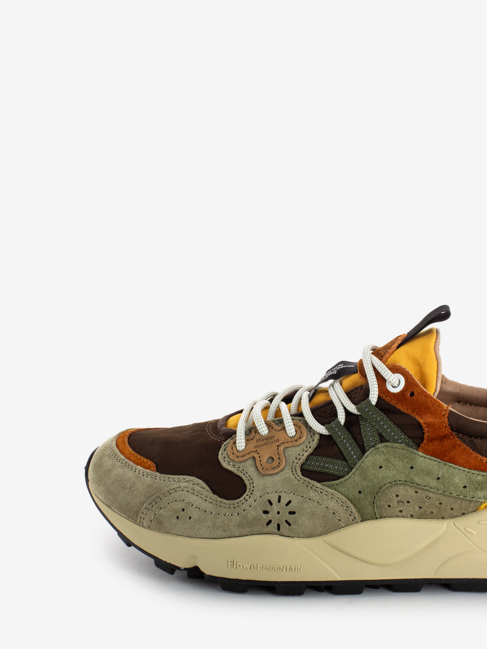 Yamano 3 Uni suede nylon  taupe / brown