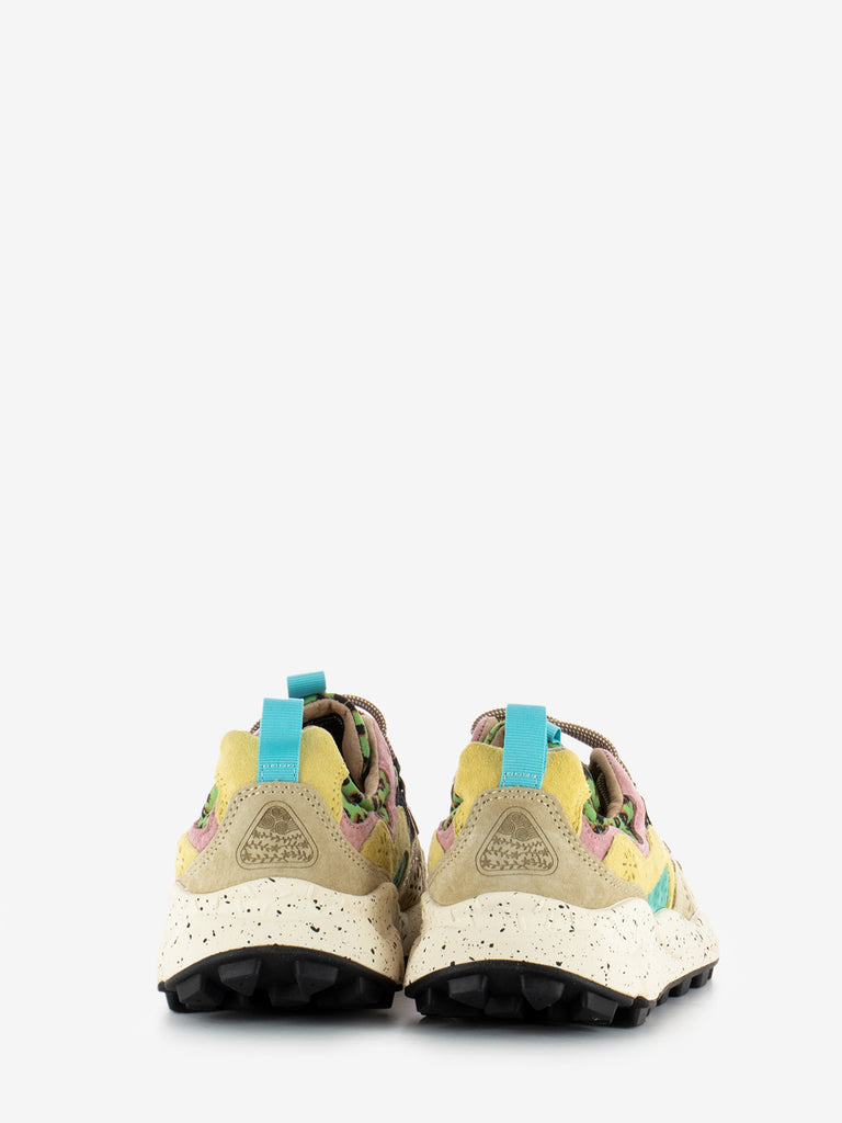 FLOWER MOUNTAIN - Yamano 3 W suede leopard / sand