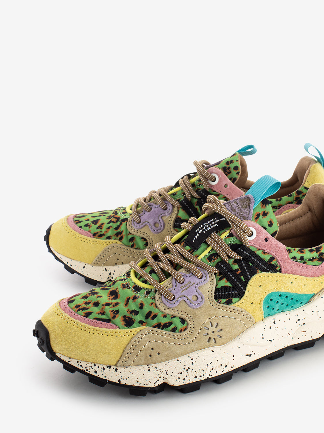 Yamano 3 W suede leopard / sand
