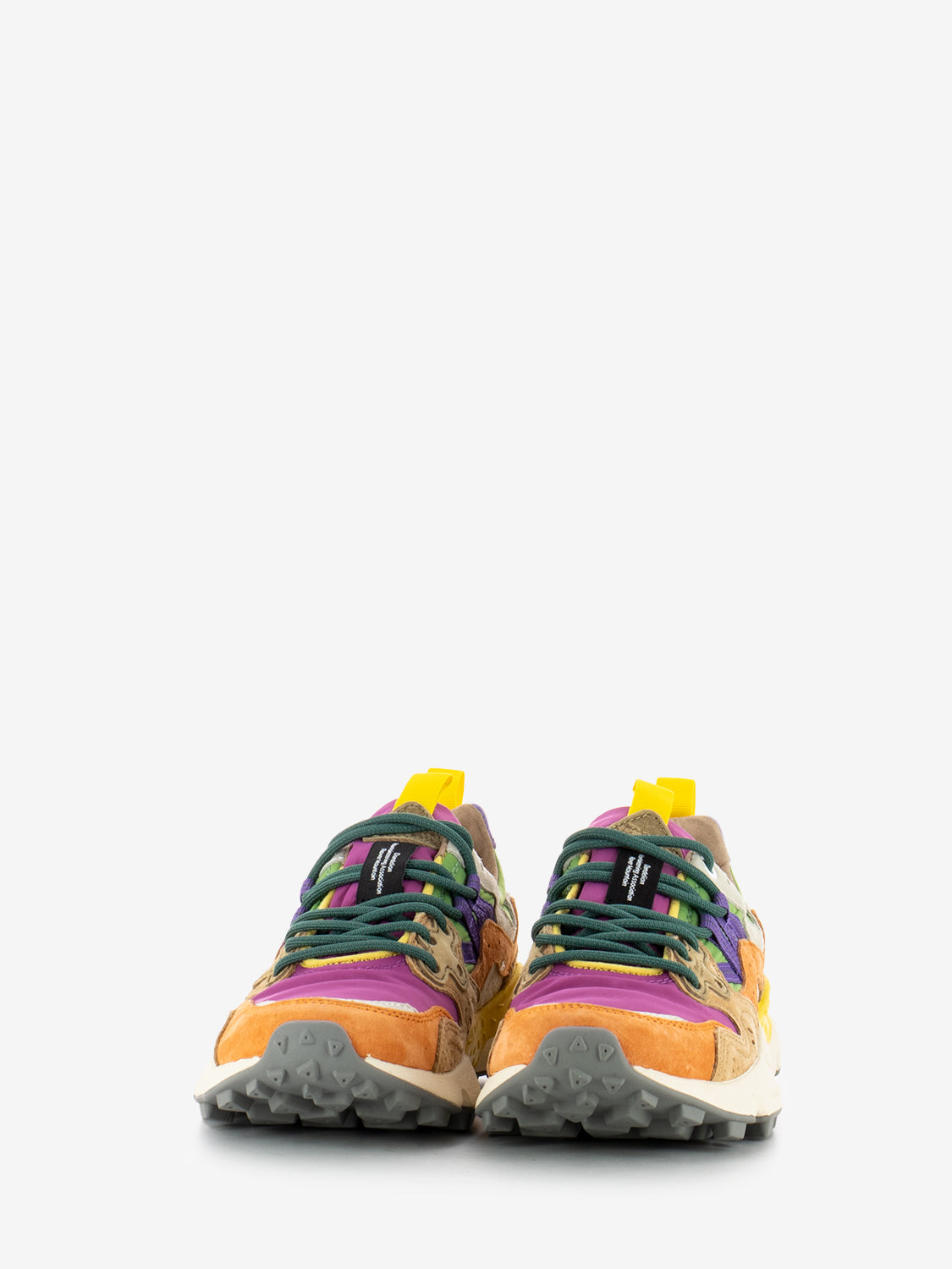 Yamano 3 W suede nylon orange / fuxia