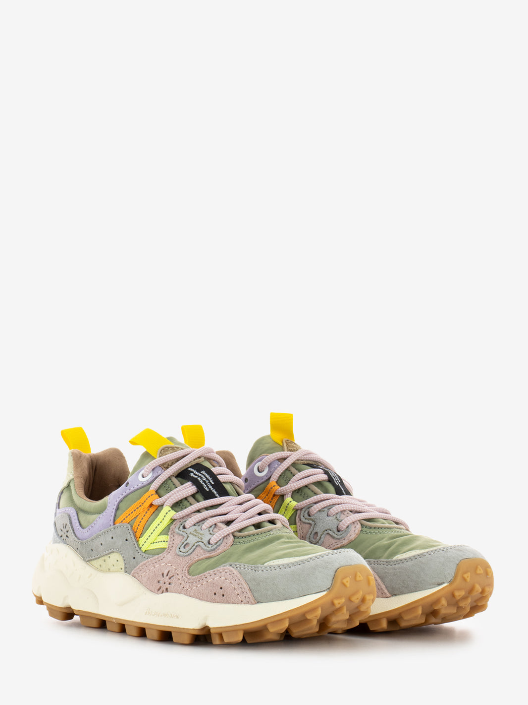 Yamano 3 woman suede e nylon light grey / grey / cipria