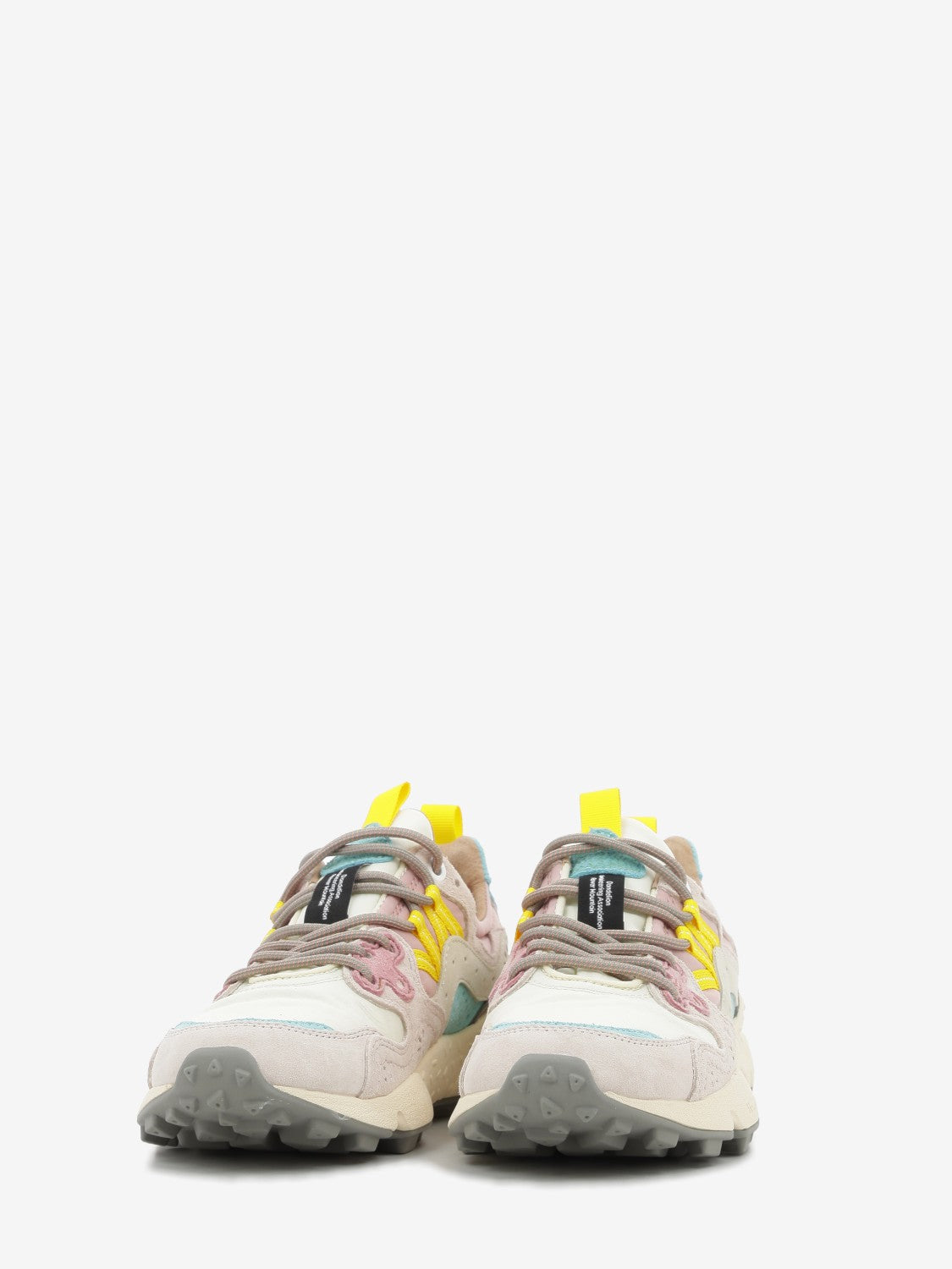 Yamano 3 woman suede e nylon light pink / off white / pink