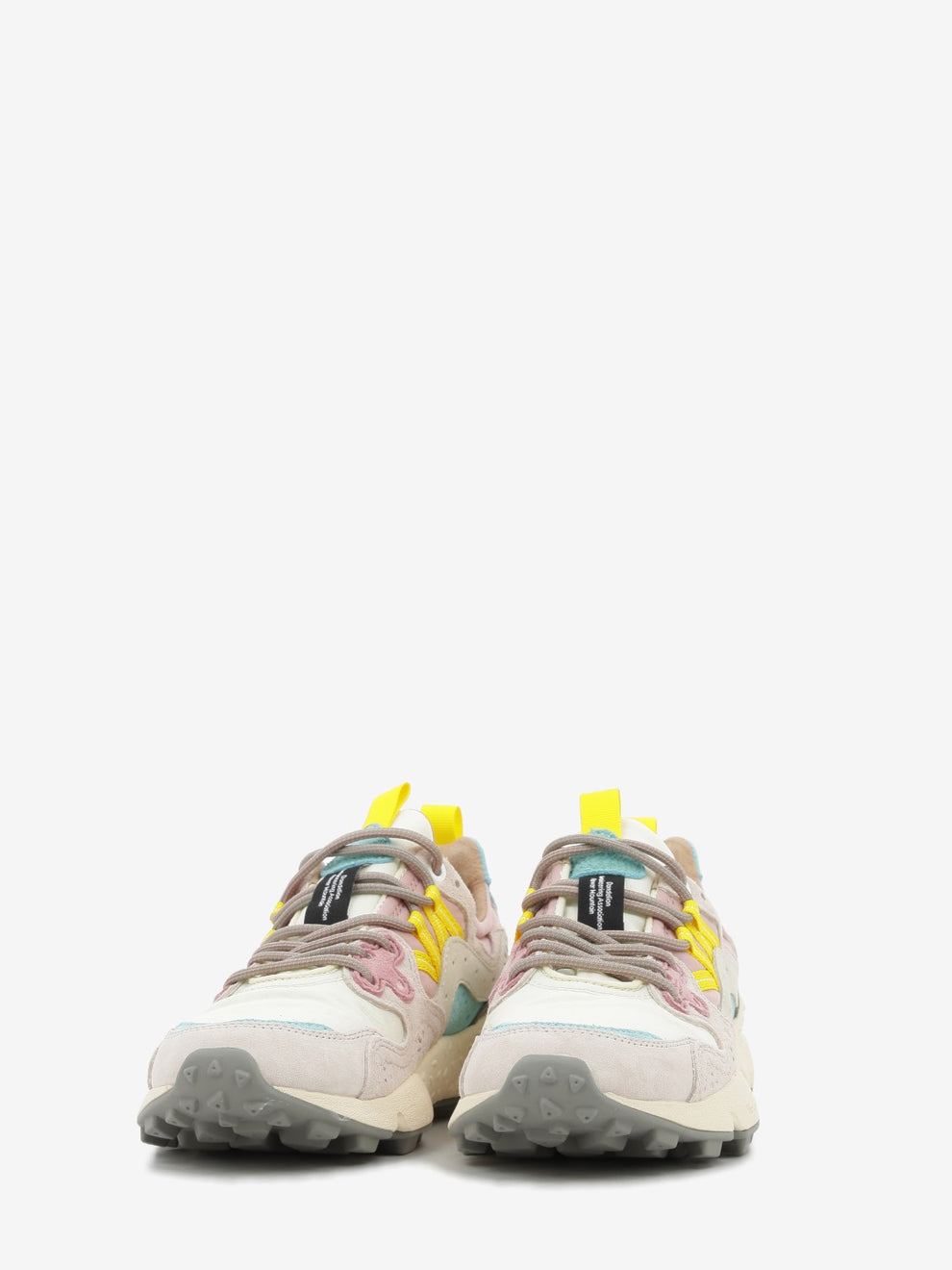 Yamano 3 woman suede e nylon light pink / off white / pink