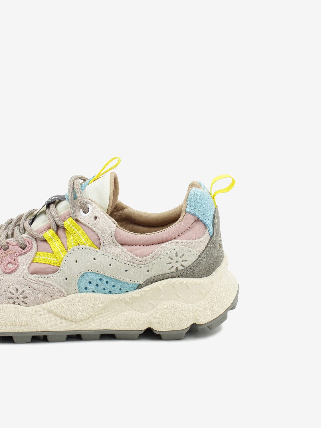 Yamano 3 woman suede e nylon light pink / off white / pink