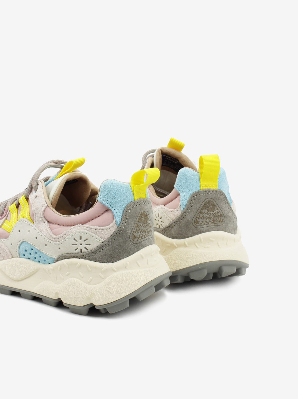 Yamano 3 woman suede e nylon light pink / off white / pink