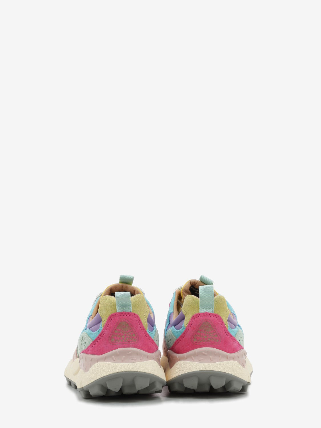 Yamano 3 woman suede e nylon pink / ocher / light pink