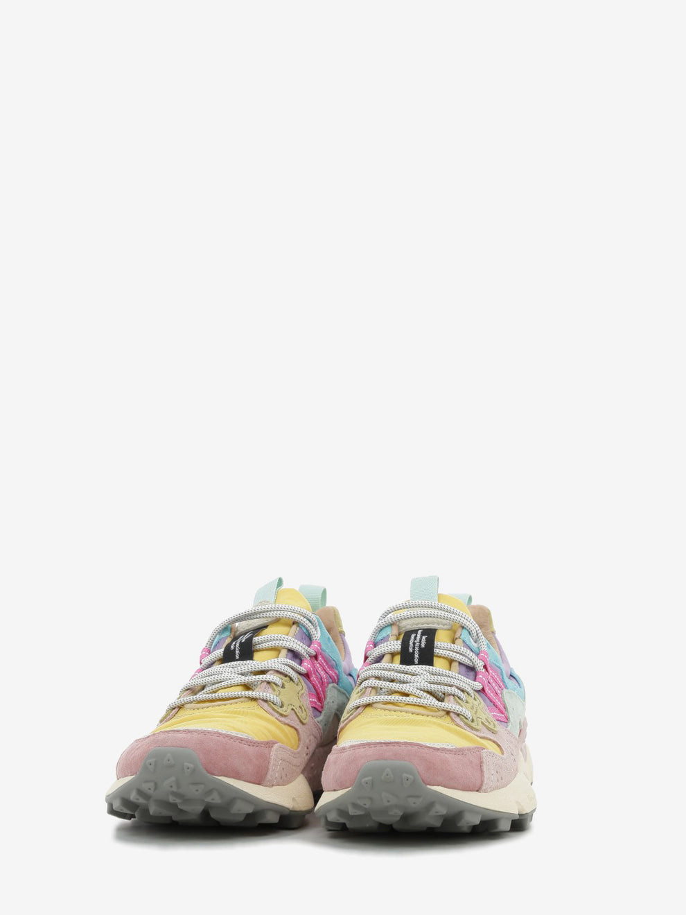 Yamano 3 woman suede e nylon pink / ocher / light pink