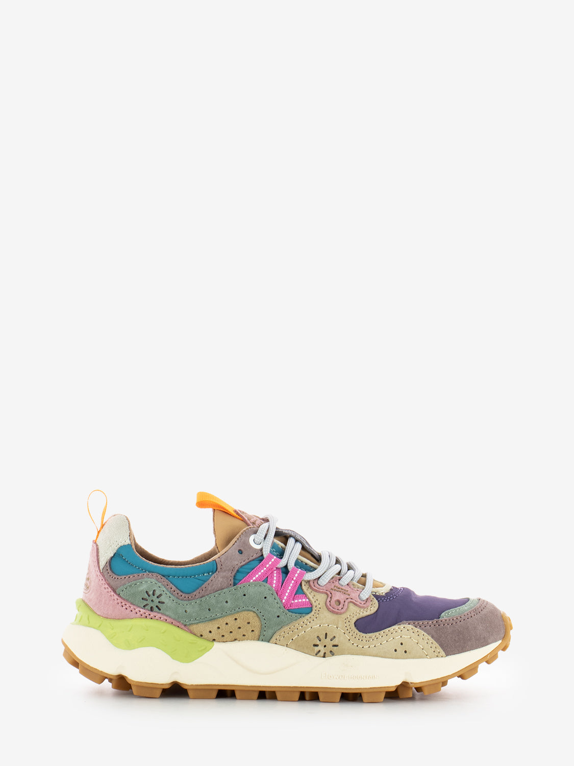 Yamano 3 Woman suede e nylon rose / violet