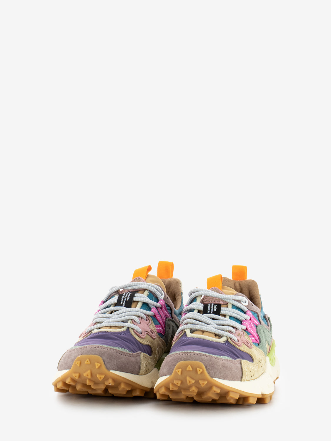 Yamano 3 Woman suede e nylon rose / violet