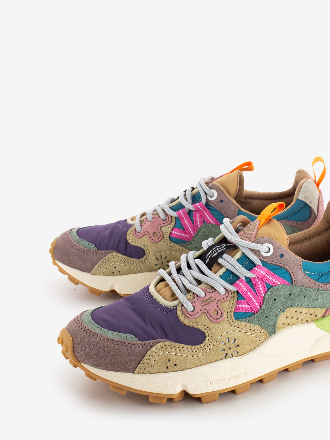 Yamano 3 Woman suede e nylon rose / violet