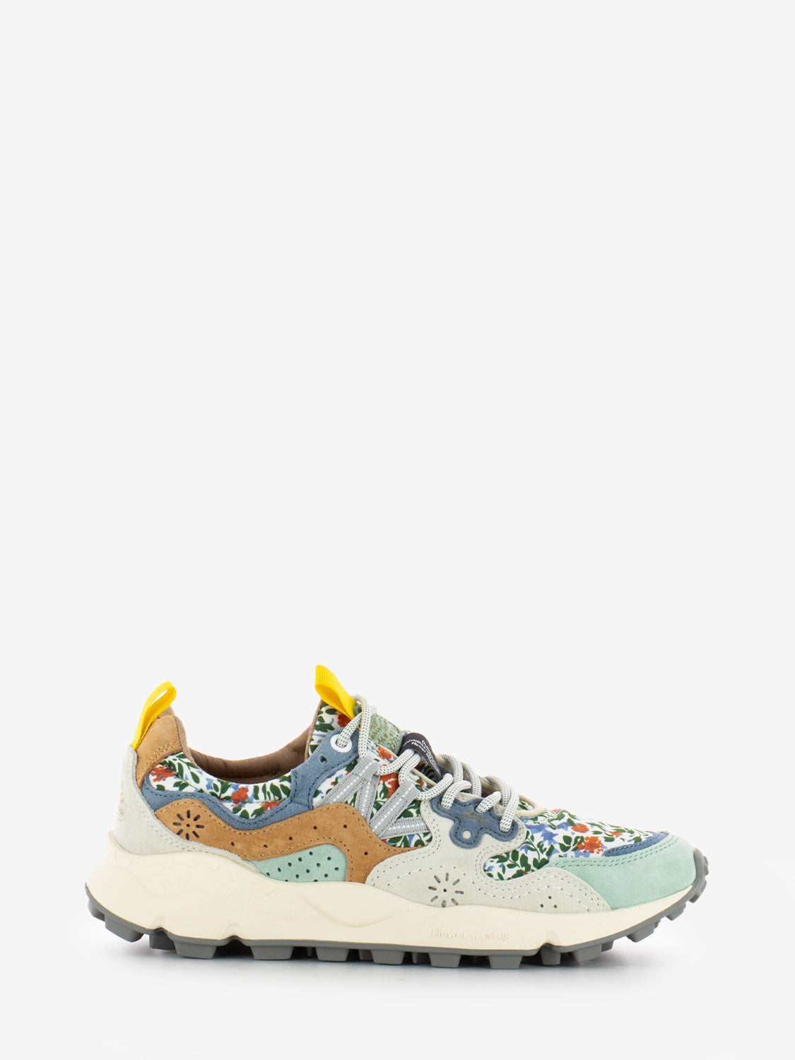 Yamano 3 woman suede print cotton spring flowers