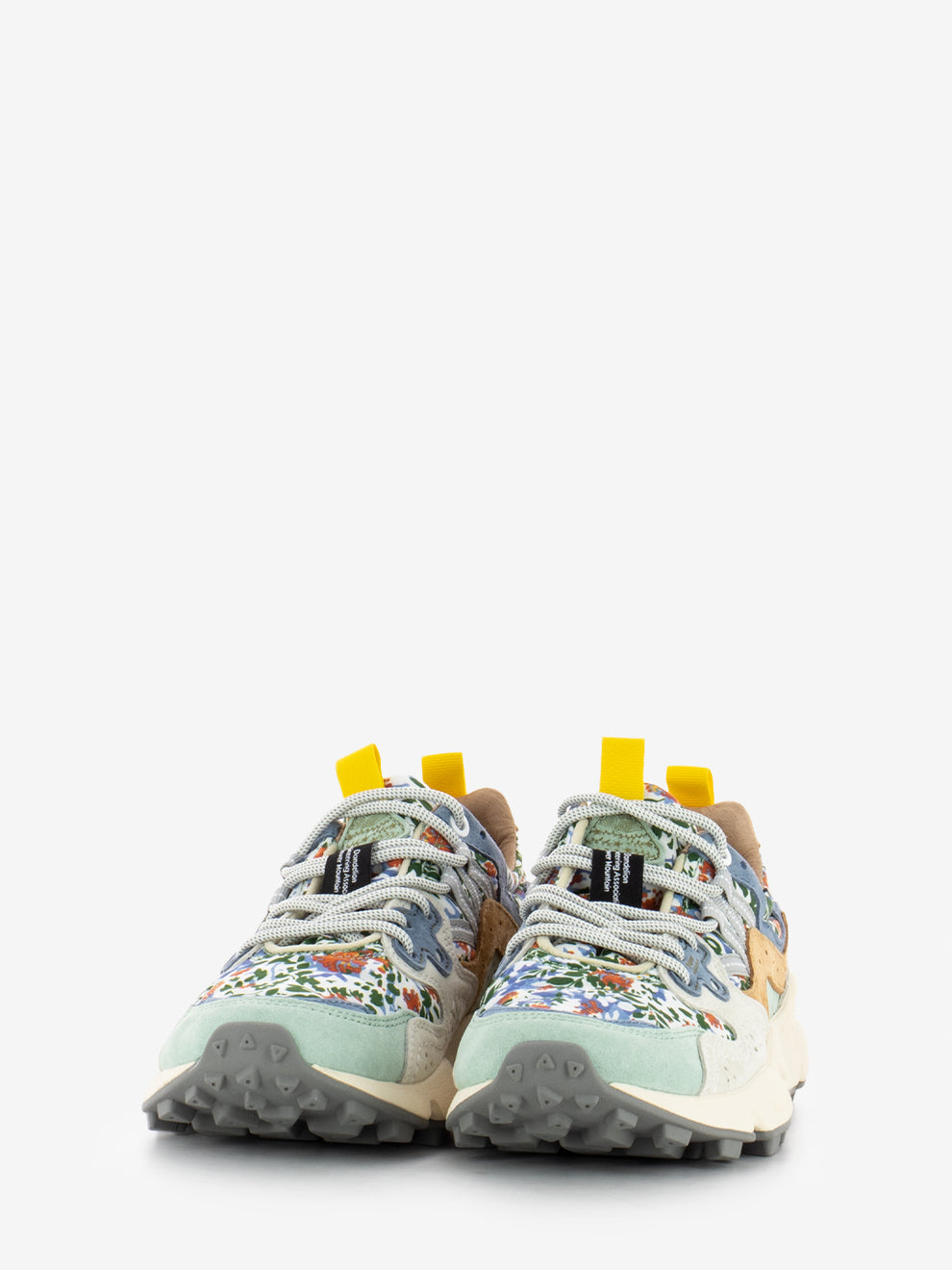 Yamano 3 woman suede print cotton spring flowers