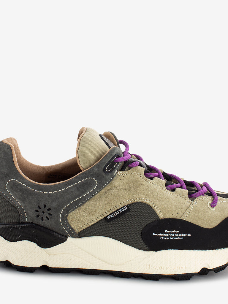 FLOWER MOUNTAIN - Sneakers Back Country suede grey / anthracite