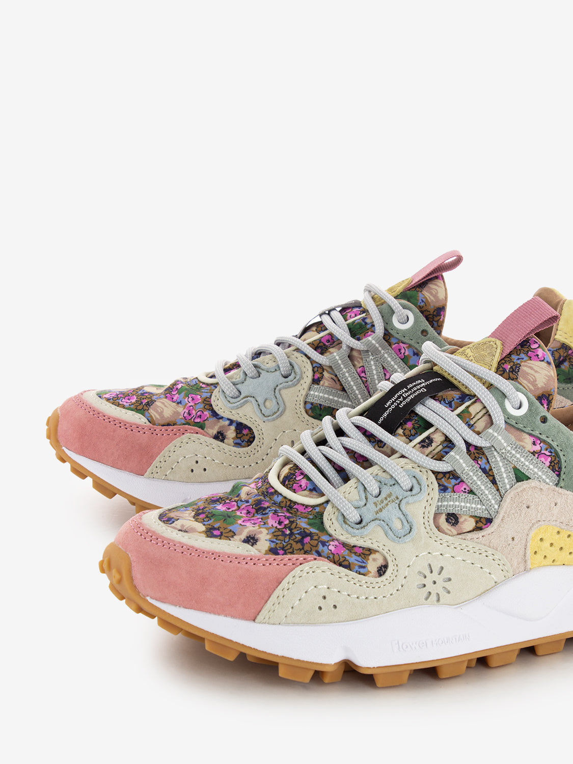 Yamano 3 W cotton spring flowers multicolor