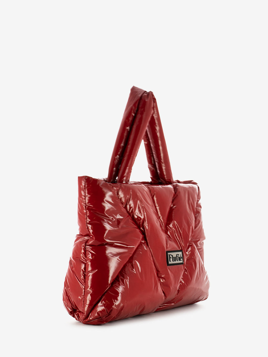 Borsa Pillow red shiny