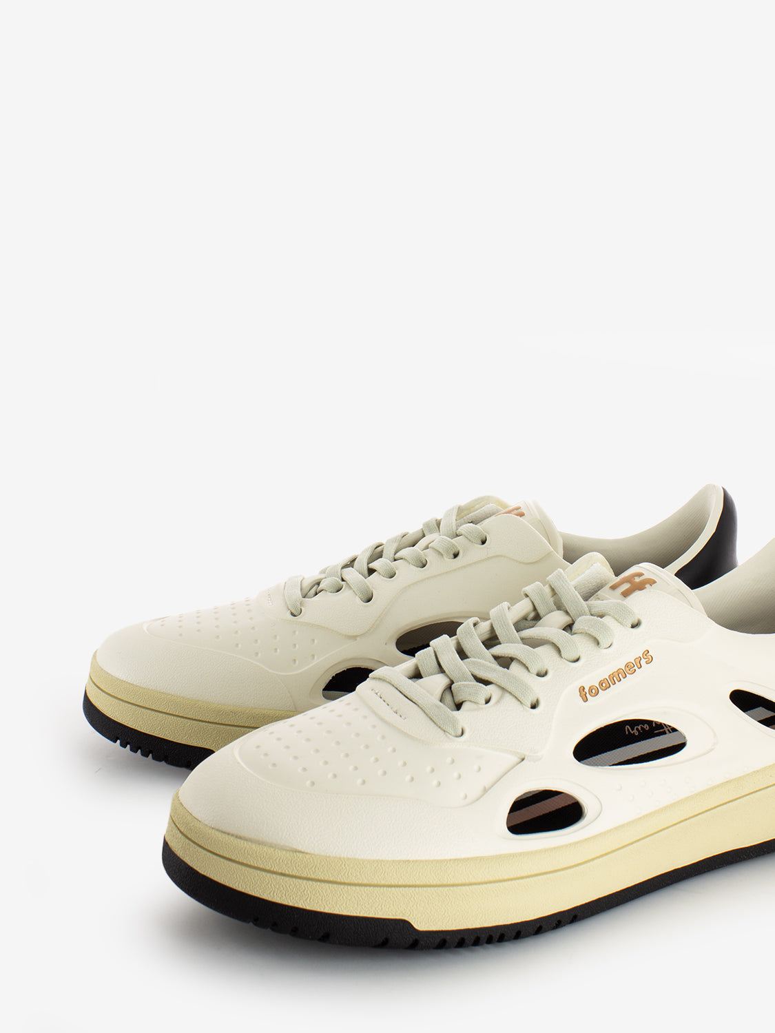 Sneakers in gomma EVA white / black