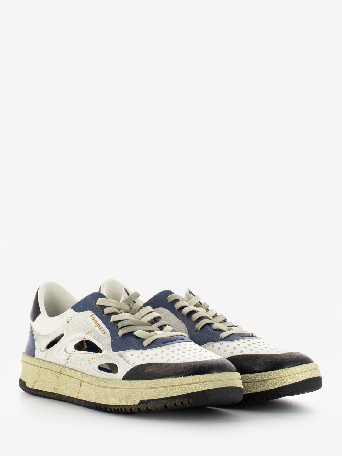 Sneakers in gomma EVA white / navy / black