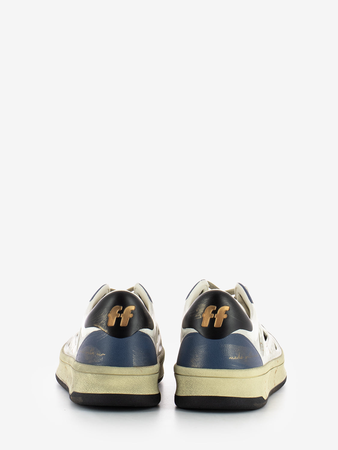 Sneakers in gomma EVA white / navy / black