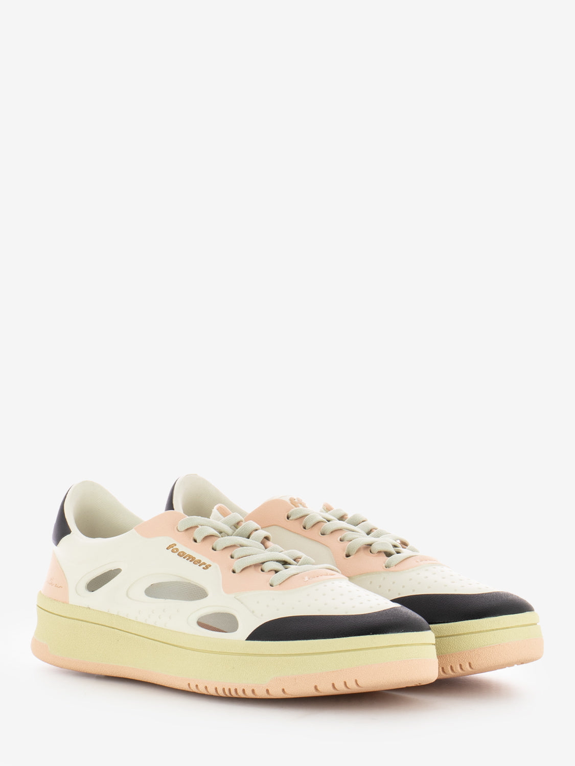 White / pink EVA rubber sneakers