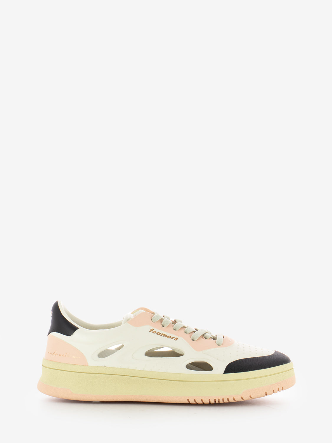 White / pink EVA rubber sneakers
