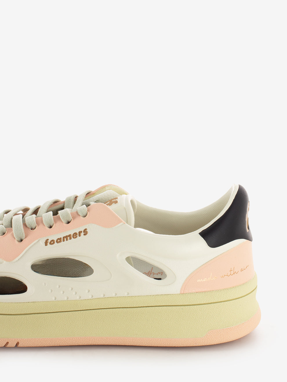 White / pink EVA rubber sneakers