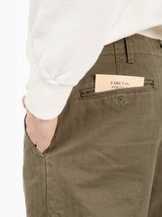 FORTELA - Chino trousers green