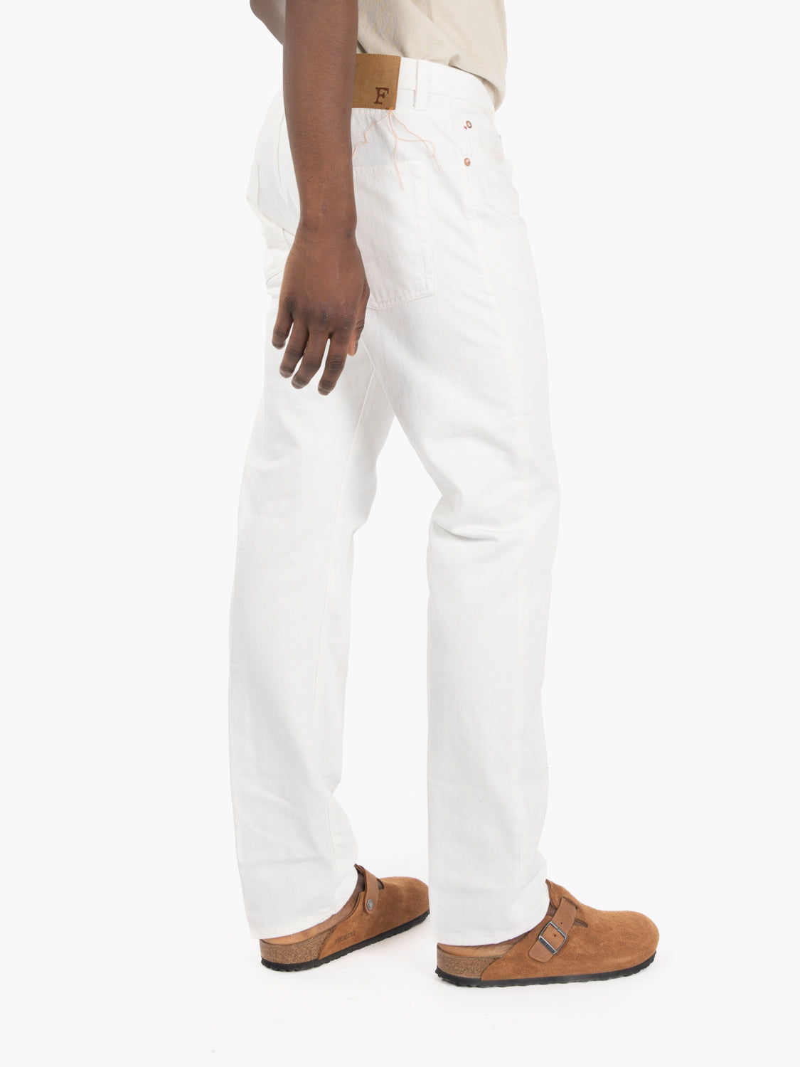 Fortela - Denim pants 356JAKY white | STIMM