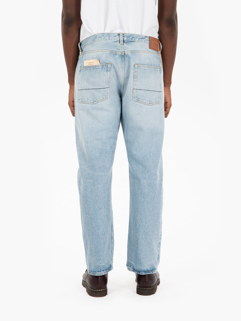 FORTELA - Five pockets denim pants blue