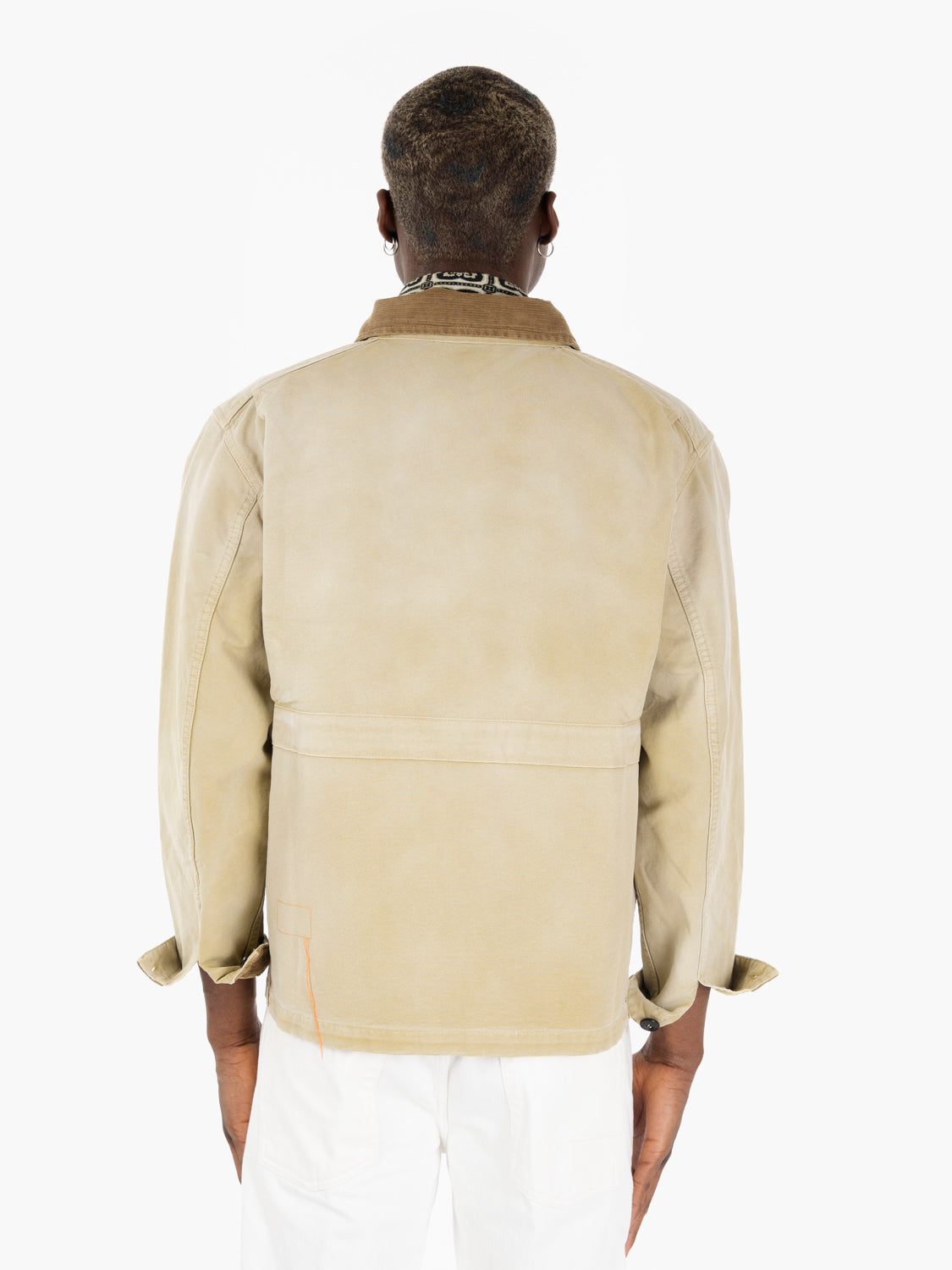 Beige hunting jacket