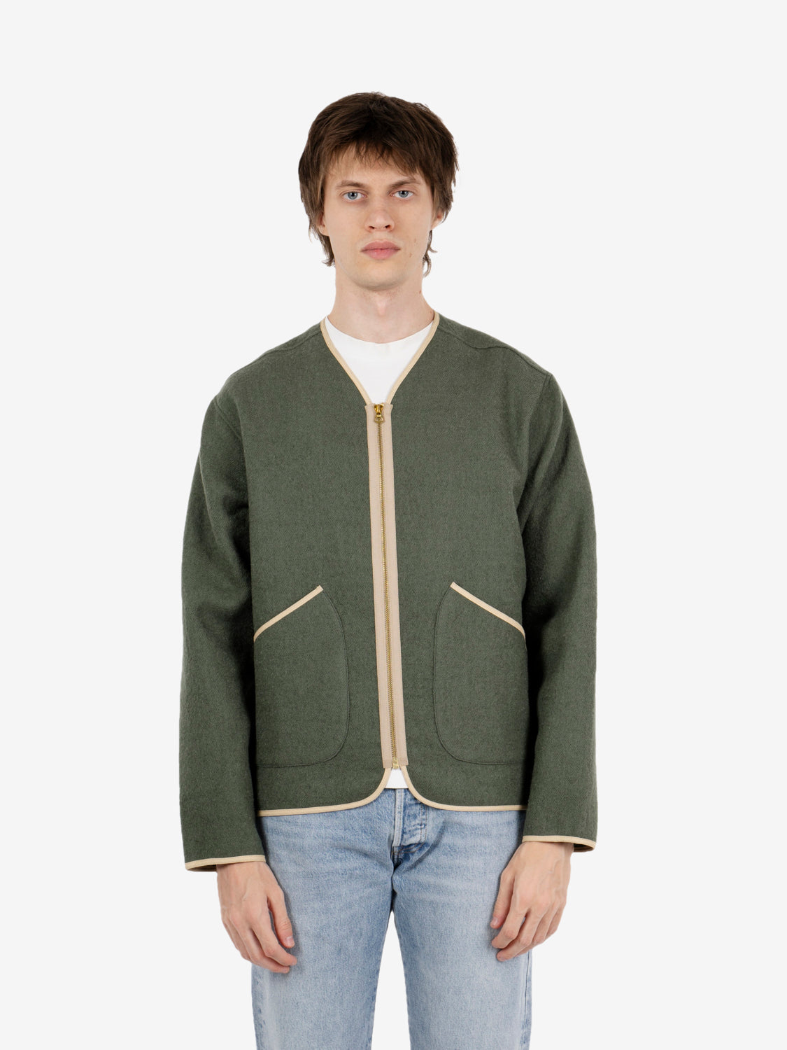 JACKET GREEN SHERPA-MA828_GREEN