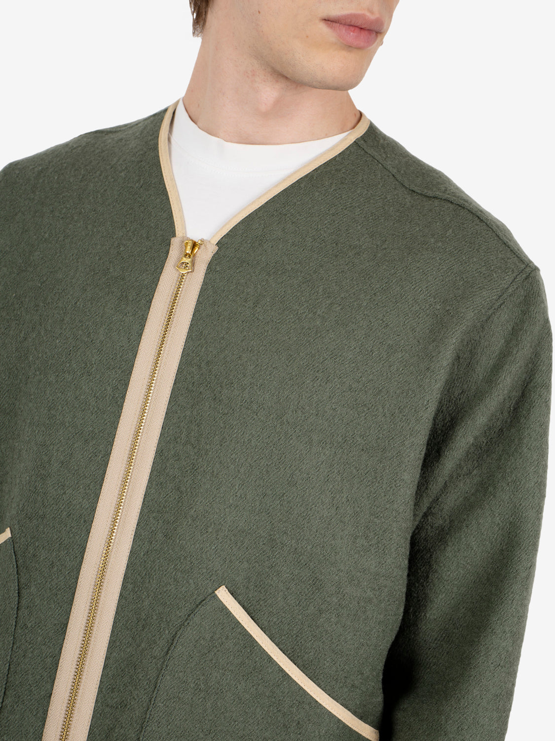 JACKET GREEN SHERPA-MA828_GREEN