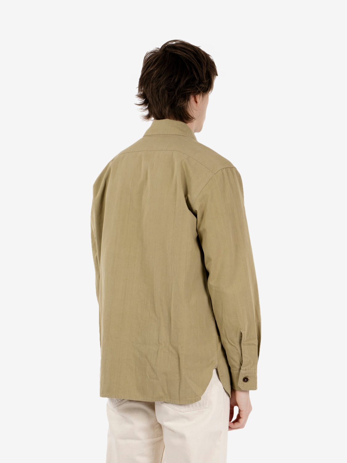 Manteco cotton overshirt green