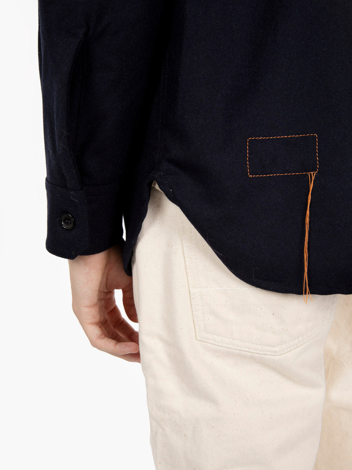 Overshirt Cpo2.0 in lana blu