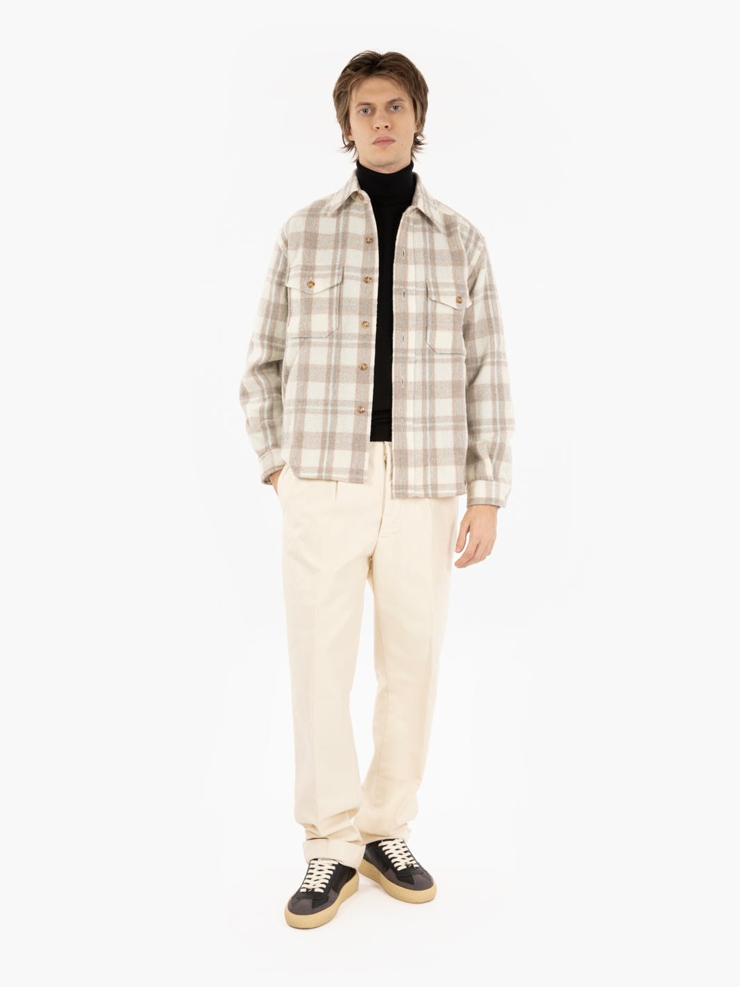 Overshirt Kenny beige / panna