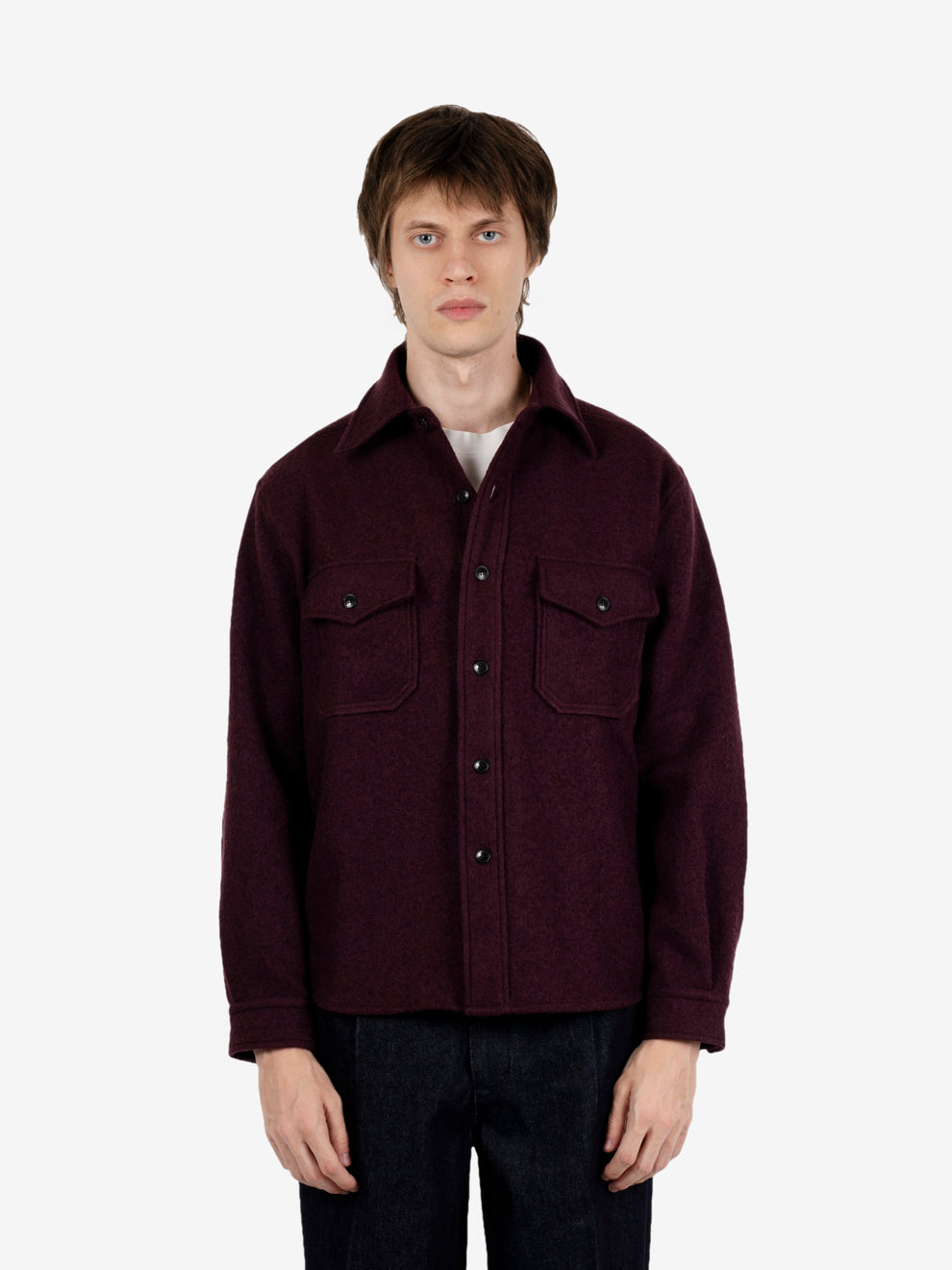 OVERSHIRT BURGUNDY KENNY-MA828_BURGUNDY