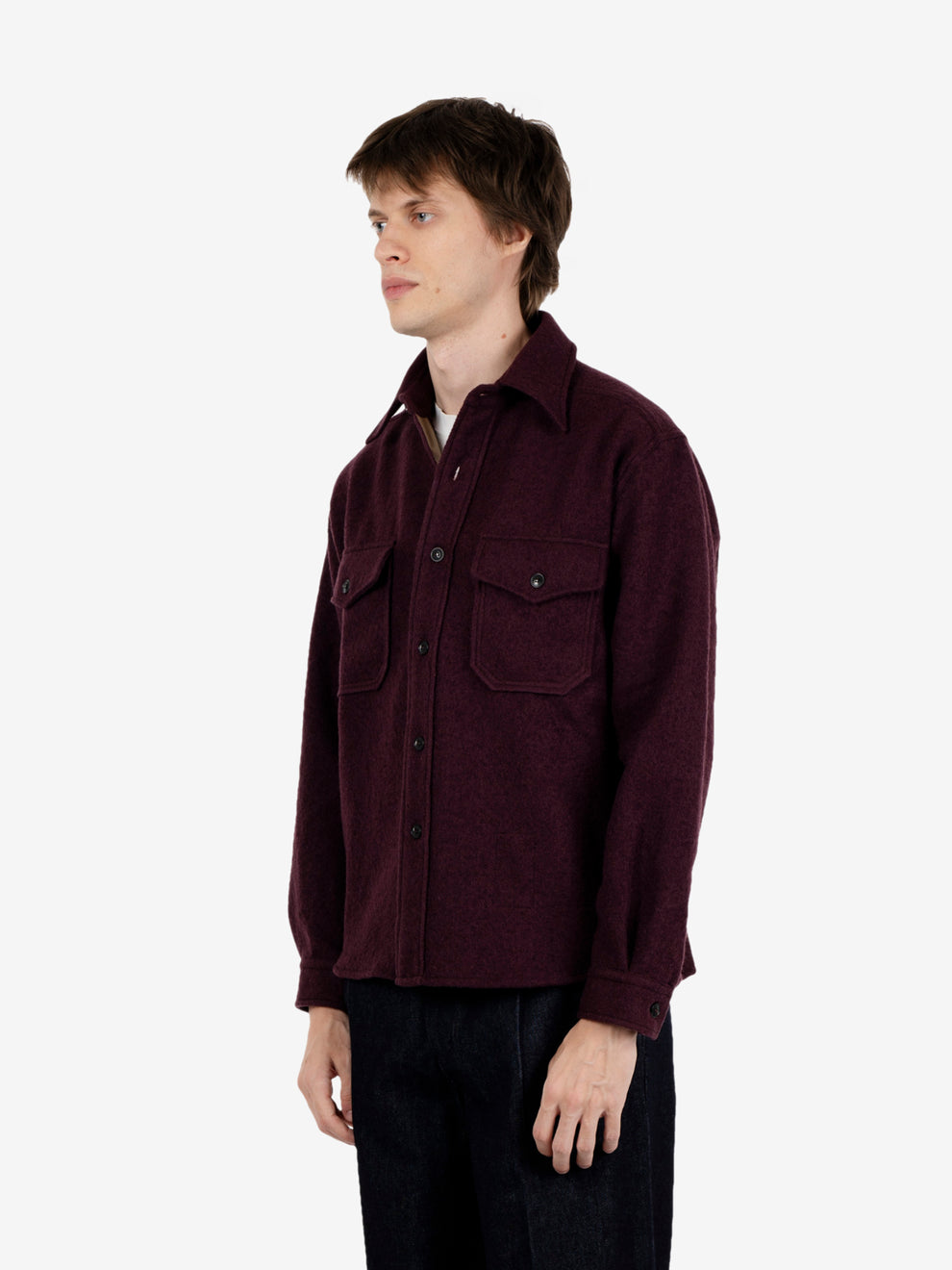 OVERSHIRT BURGUNDY KENNY-MA828_BURGUNDY