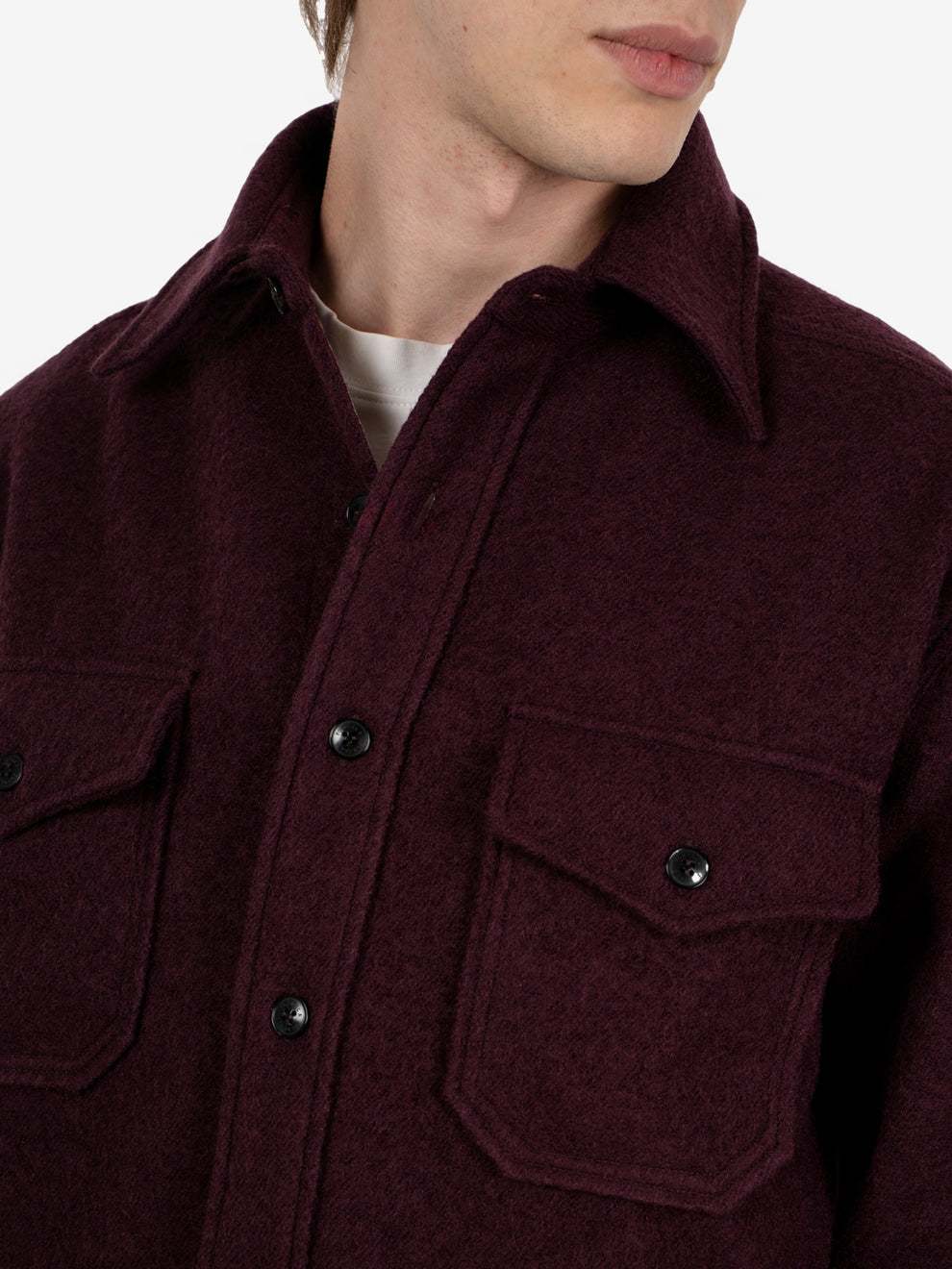 OVERSHIRT BURGUNDY KENNY-MA828_BURGUNDY