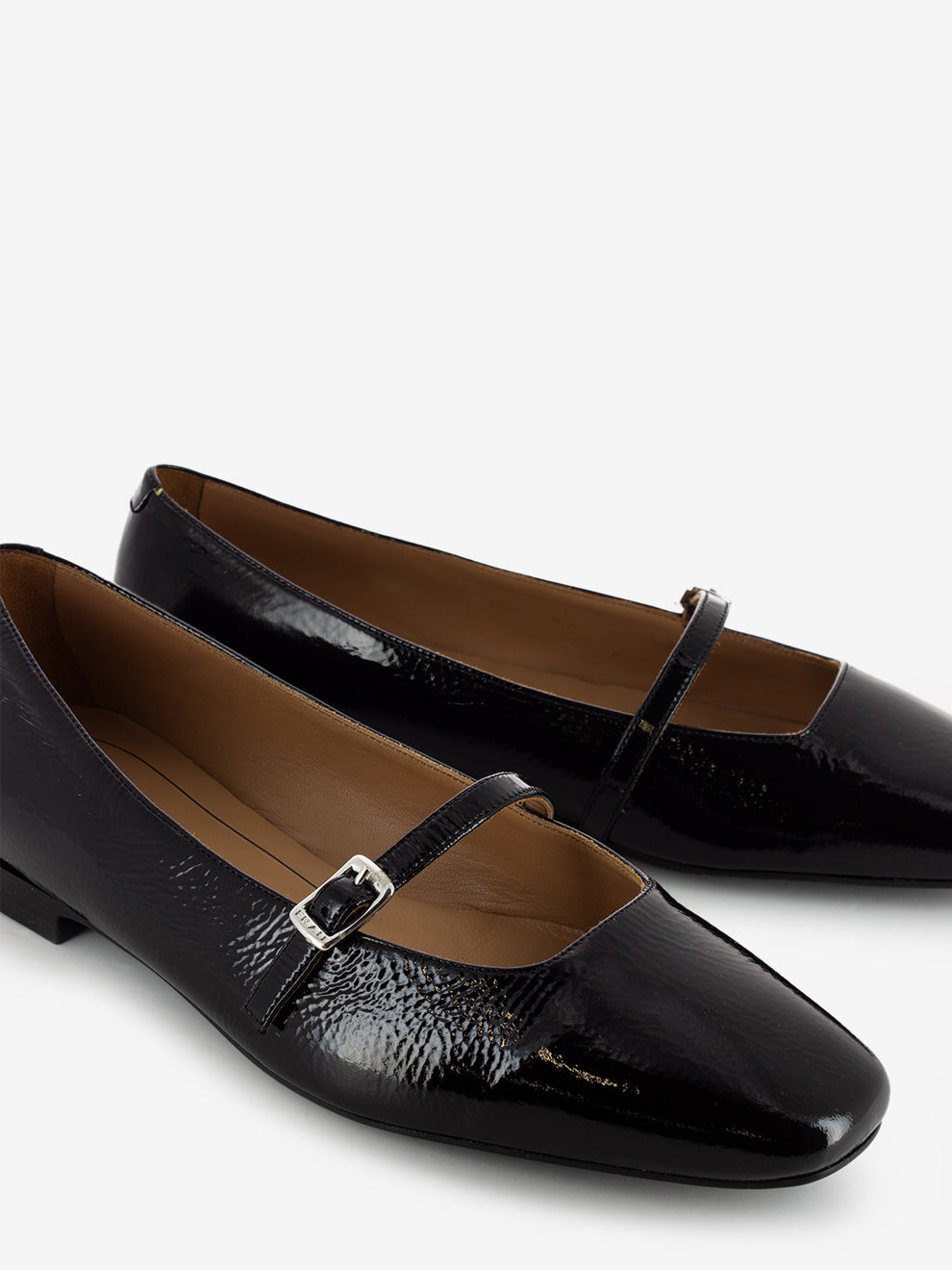 Frau Black Patent Venus Ballerinas STIMM - Main Image